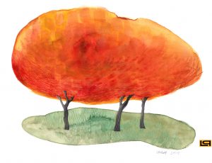 Autumn - aquarel